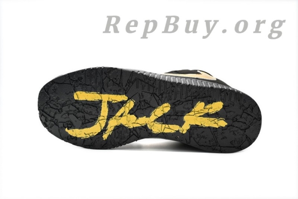 Travis Scott x Jordan Cut The Check Nice Kicks Black Gold FZ8117-911 - Image 3