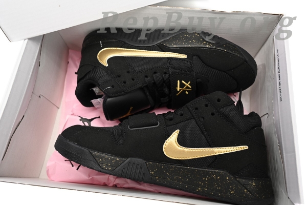 Travis Scott x Jordan Cut The Check Nice Kicks Black Gold FZ8117-911 - Image 12