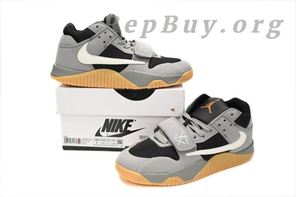 Travis Scott x Jordan Cut The Check Nice Kicks Black Gray Brown FZ8117-104 - Image 13