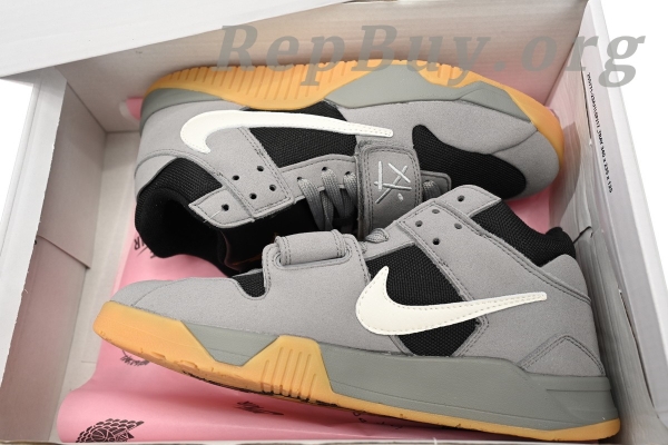 Travis Scott x Jordan Cut The Check Nice Kicks Black Gray Brown FZ8117-104 - Image 12