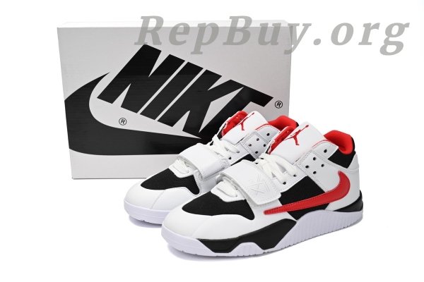 Travis Scott Jordan Cut The Check, Nice Kicks Black White Red, FZ8117-407, high quality replica, best rep sneakers, 1:1 copy, premium fake shoes, top replica Jordans, exact copy Travis Scott shoes, perfect clone sneakers