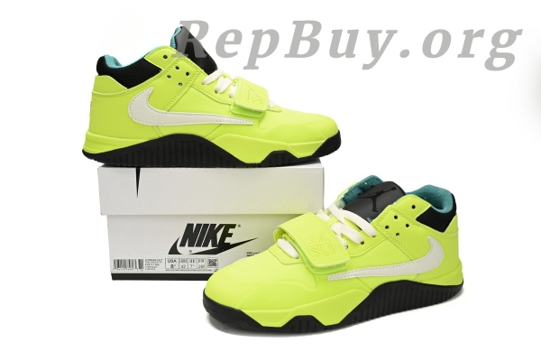 Travis Scott x Jordan Cut The Check Nice Kicks Fluorescent Green FZ8117-309 - Image 13