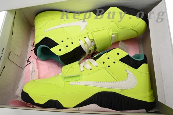 Travis Scott x Jordan Cut The Check Nice Kicks Fluorescent Green FZ8117-309 - Image 12