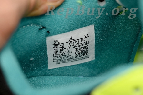 Travis Scott x Jordan Cut The Check Nice Kicks Fluorescent Green FZ8117-309 - Image 8