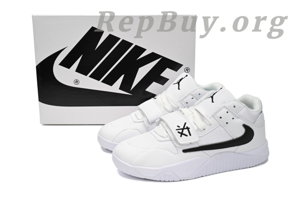 Travis Scott x Jordan Cut The Check Nice Kicks White Black FZ8117-492 - Image 13