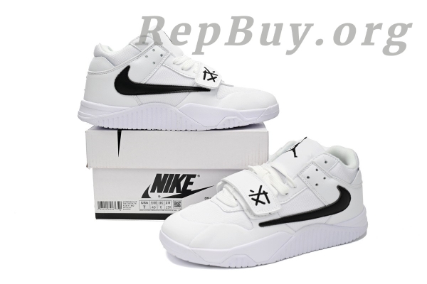 Travis Scott x Jordan Cut The Check Nice Kicks White Black FZ8117-492 - Image 14