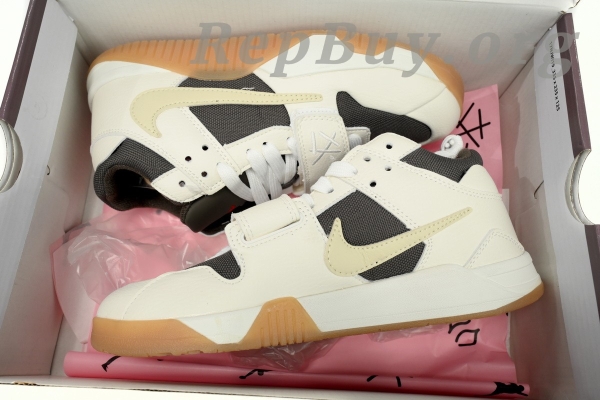 Travis Scott x Jordan Cut The Check Nice Kicks White Brown FZ8117-100 - Image 12