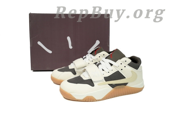 Travis Scott x Jordan Cut The Check Nice Kicks White Brown FZ8117-100 - Image 13