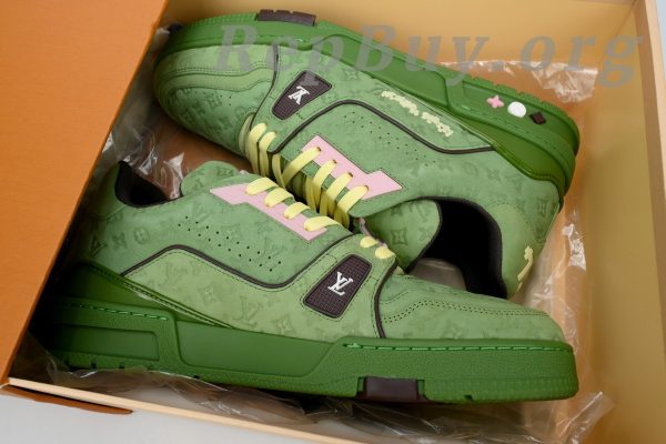 Tyler, the Creator x Louis Vuitton Trainer Green 1ACR6C - 图片 10