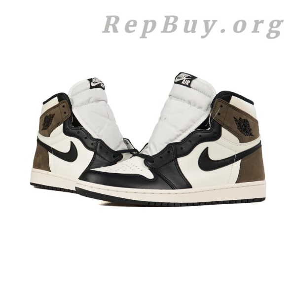 Top Version Air Jordan 1 Retro High Dark Mocha 555088-105 - Image 4