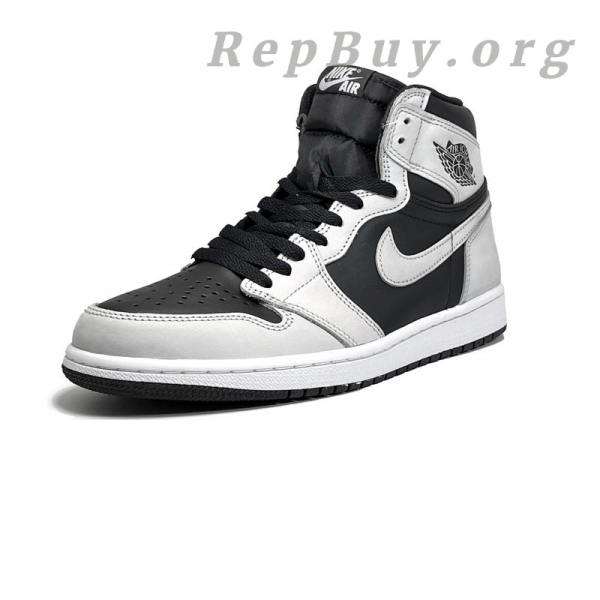 Top Version Air Jordan 1 Retro High Shadow 2.0 Black Light Smoke Grey - 图片 7