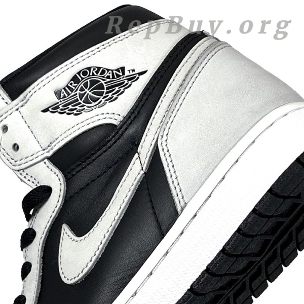 Top Version Air Jordan 1 Retro High Shadow 2.0 Black Light Smoke Grey - 图片 10