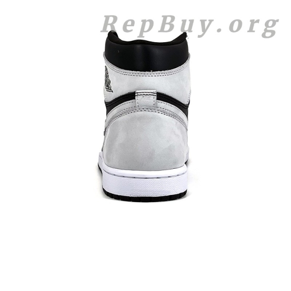 Top Version Air Jordan 1 Retro High Shadow 2.0 Black Light Smoke Grey - 图片 11