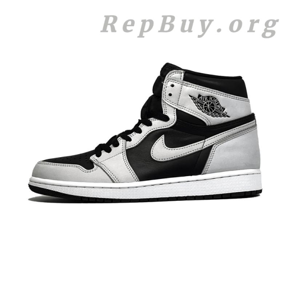 Top Version Air Jordan 1 Retro High Shadow 2.0 Black Light Smoke Grey