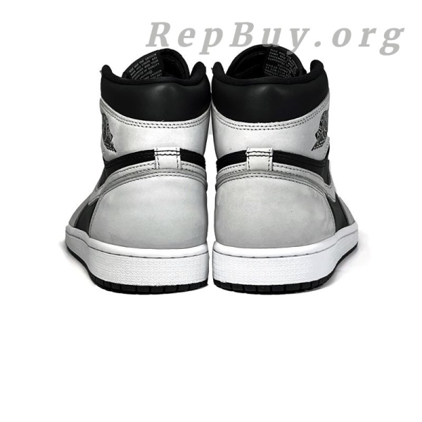 Top Version Air Jordan 1 Retro High Shadow 2.0 Black Light Smoke Grey - 图片 5