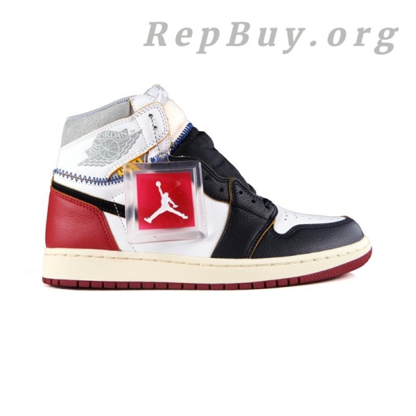 Top Version Air Jordan 1 Retro High Union Los Angeles Black Toe BV1300-106 - Image 2