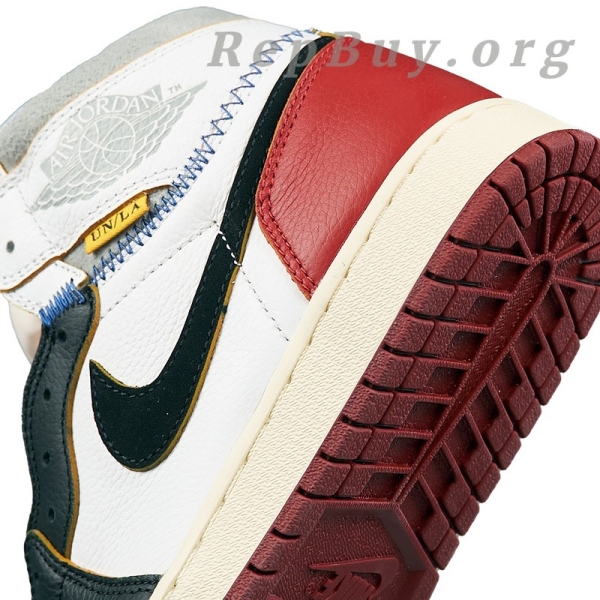 Top Version Air Jordan 1 Retro High Union Los Angeles Black Toe BV1300-106 - Image 8