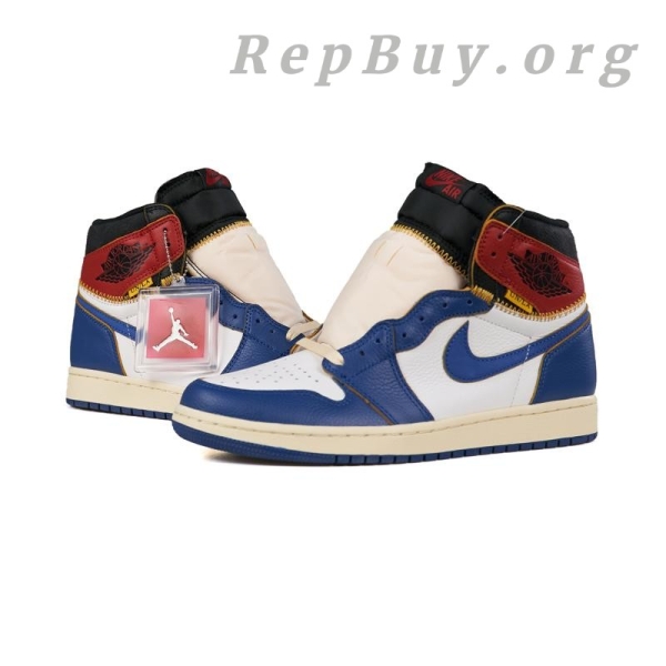 Top Version Air Jordan 1 Retro High Union Los Angeles Storm Blue BV1300-146 - Image 4