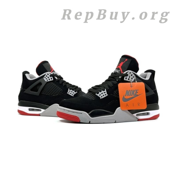 Top Version Air Jordan 4 Retro Bred 308497-060 - 图片 3