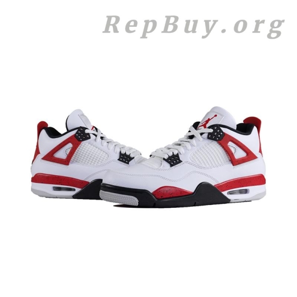 Top Version Air Jordan 4 Retro Red Cement DH6927-161 - 图片 4