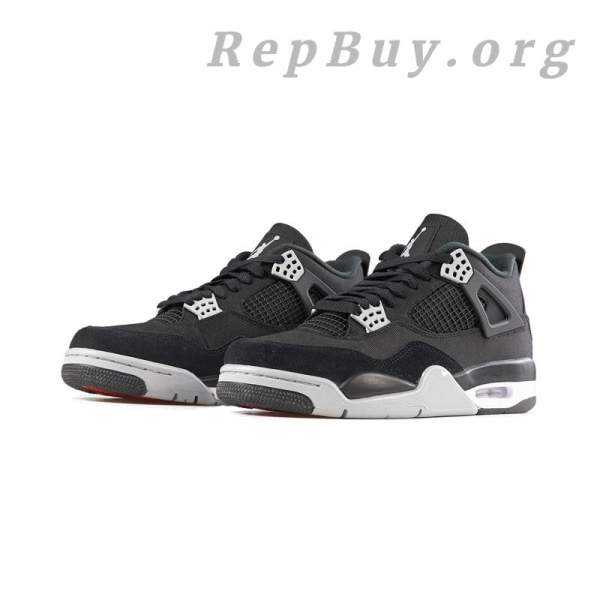 Top Version Air Jordan 4 Retro SE Black Canvas DH7138-006 - Image 3
