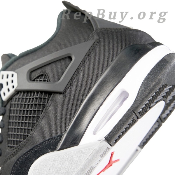 Top Version Air Jordan 4 Retro SE Black Canvas DH7138-006 - Image 8