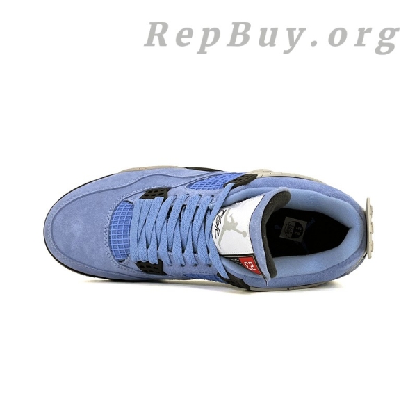 Top Version Air Jordan 4 Retro University Blue CT8527-400 - 图片 9