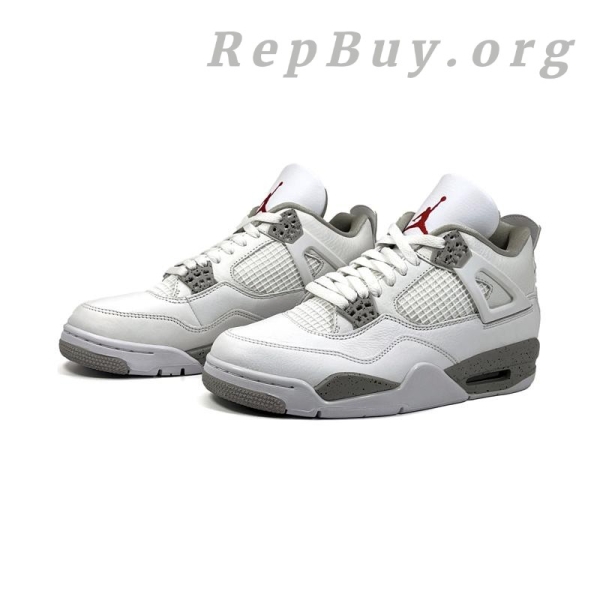 Top Version Air Jordan 4 Retro White Oreo CT8527-100 - Image 3
