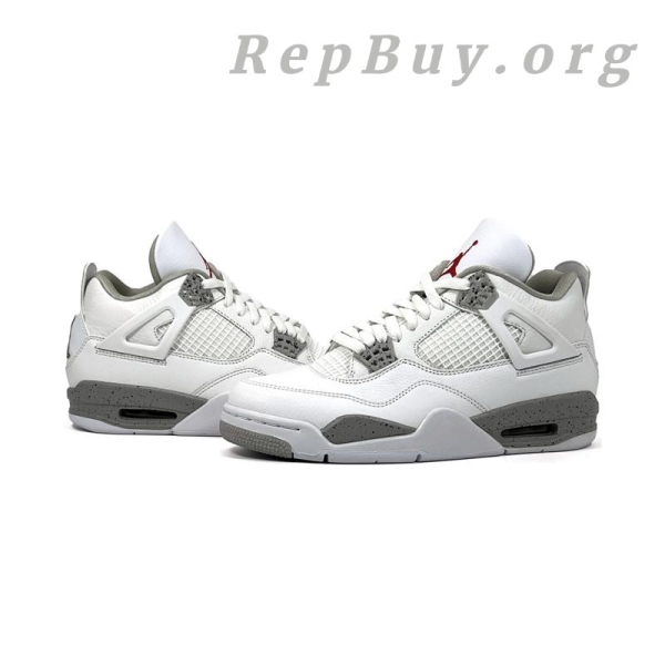 Top Version Air Jordan 4 Retro White Oreo CT8527-100 - Image 4