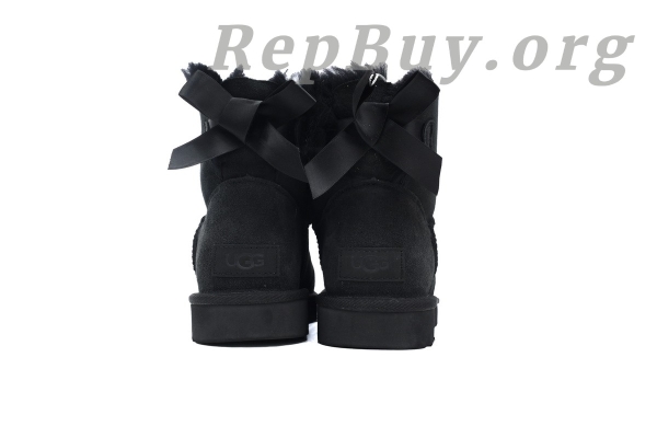 UGG Mini Bailey Bow II Black 1016501 - 图片 3