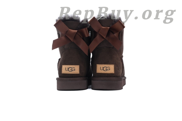 UGG Mini Bailey Bow II Coffee 1016501 - 图片 3