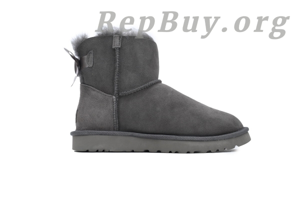 UGG Mini Bailey Bow II Grey 1016501 - 图片 2