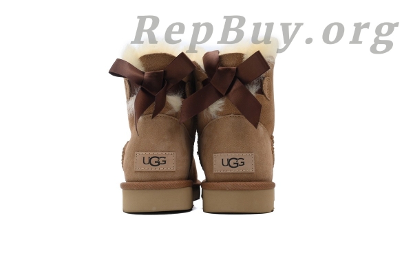 UGG Mini Bailey Bow II Khaki 1016501 - 图片 3