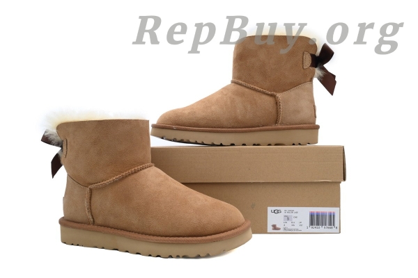 UGG Mini Bailey Bow II Khaki 1016501 - 图片 8