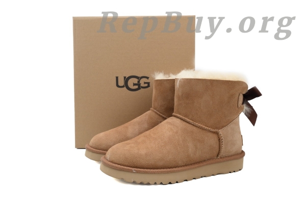 UGG Mini Bailey Bow II Khaki 1016501 - 图片 9