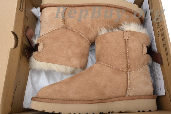 UGG Mini Bailey Bow II Khaki 1016501 - 图片 10
