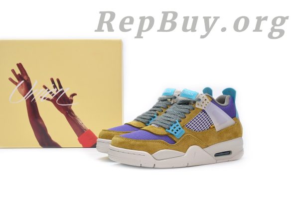 Top Version Union LA x Air Jordan 4 Retro SP Desert Moss DJ5718-300 - Image 14