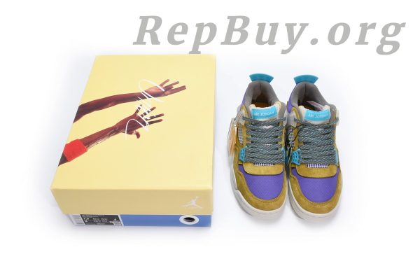 Top Version Union LA x Air Jordan 4 Retro SP Desert Moss DJ5718-300 - Image 15