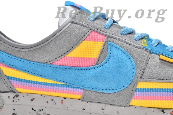 Union LA x Nike Cortez Blue Pink Yellow Grey DR1413-002 - Image 10