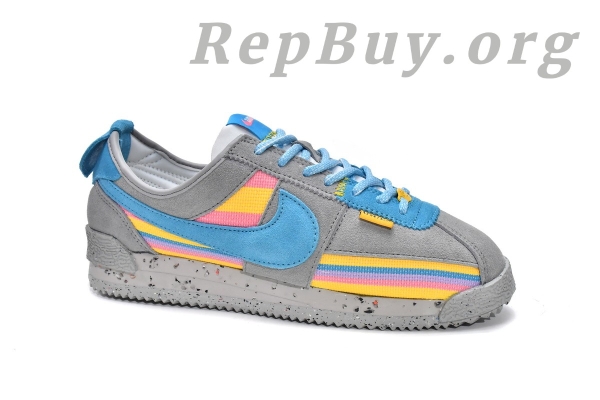 Union LA x Nike Cortez Blue Pink Yellow Grey DR1413-002 - Image 12