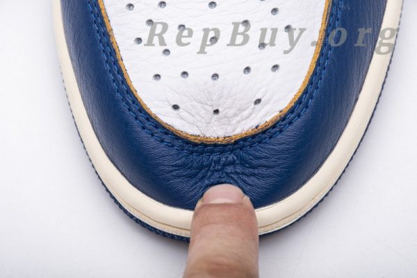Top Version Union X Air Jordan 1  OG High Retro“Blue Toe”  BV1300-146 - Image 4