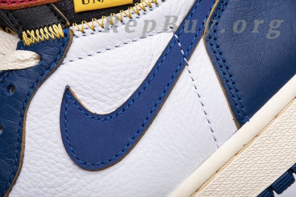 Top Version Union X Air Jordan 1  OG High Retro“Blue Toe”  BV1300-146 - Image 6