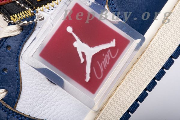 Top Version Union X Air Jordan 1  OG High Retro“Blue Toe”  BV1300-146 - Image 16