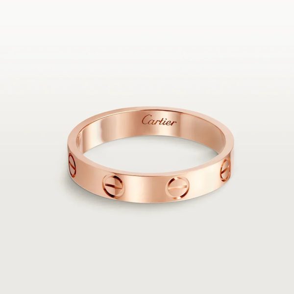 18K Love Wedding 4mm Ring