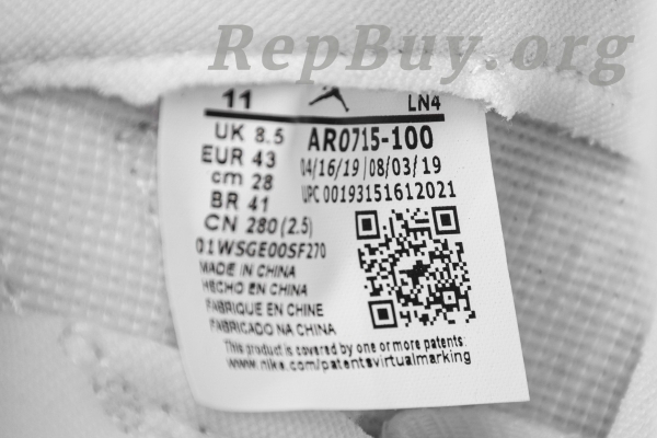 Top Version WMNS Air Jordan 11 Retro White Metallic Silver (W) AR0715-100 - 图片 8