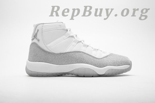 Top Version WMNS Air Jordan 11 Retro White Metallic Silver (W) AR0715-100 - 图片 5