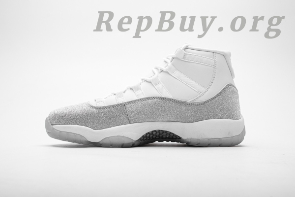 Top Version WMNS Air Jordan 11 Retro White Metallic Silver (W) AR0715-100 - 图片 12