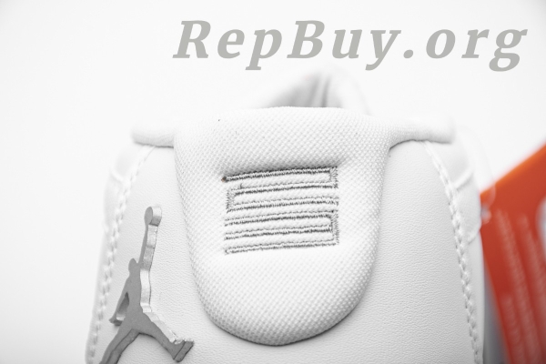 Top Version WMNS Air Jordan 11 Retro White Metallic Silver (W) AR0715-100 - 图片 17