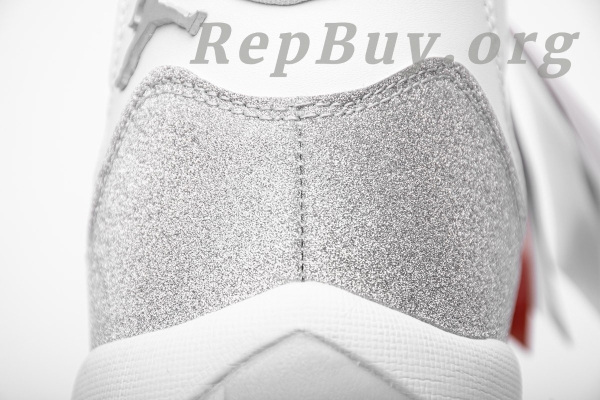 Top Version WMNS Air Jordan 11 Retro White Metallic Silver (W) AR0715-100 - 图片 18
