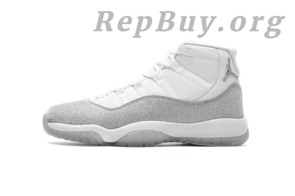 Top Version WMNS Air Jordan 11 Retro White Metallic Silver (W) AR0715-100